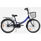 Складаний велосипед Corso Advance 24" AD-24003 з кошиком