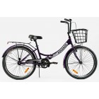 Складаний велосипед Corso Advance 24" AD-24198 з кошиком