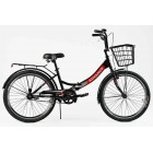 Складаний велосипед Corso Advance 24" AD-24400 з кошиком