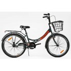 Складаний велосипед Corso Advance 24" AD-24715 з кошиком