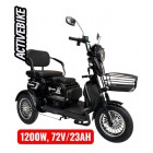 Електричний трицикл Corso ATLANTIC TL-312556 (1200W, 72V/23Ah) запас ходу 73 км.