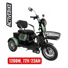 Електричний трицикл Corso ATLANTIC TL-675592 (1200W, 72V/23Ah) запас ходу 73 км.