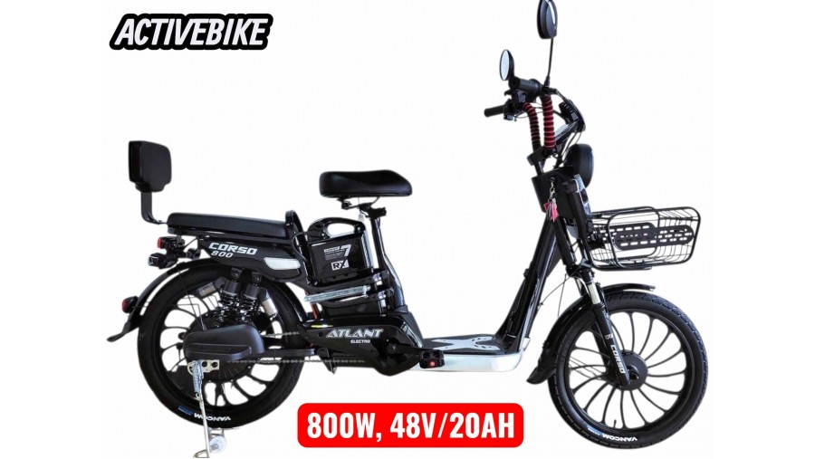 Електровелосипед Corso Atlant 20" TL-11547 (800W, 48V/20Ah)