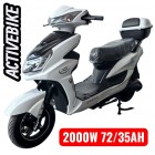 Електричний скутер Corso Atmos TS-402813 (2000W, 72V/35Ah), запас ходу 80 км.