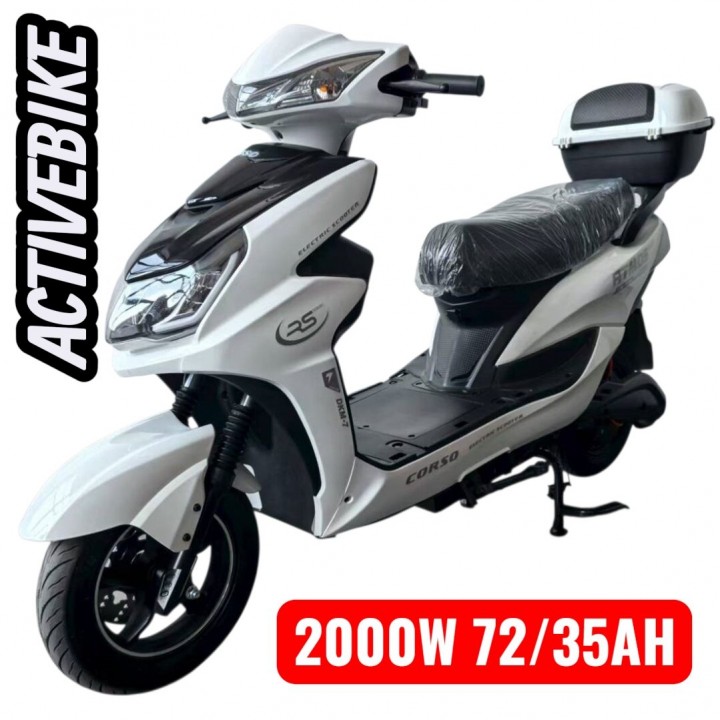 Електричний скутер Corso Atmos TS-402813 (2000W, 72V/35Ah), запас ходу 80 км.