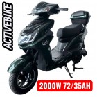 Електричний скутер Corso Atmos TS-650326 (2000W, 72V/35Ah), запас ходу 80 км.