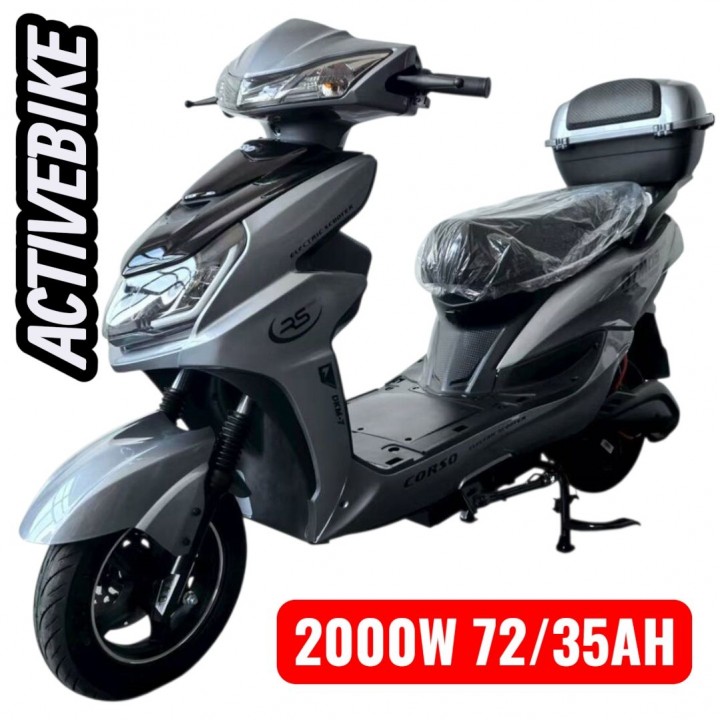 Електричний скутер Corso Atmos TS-731147 (2000W, 72V/35Ah), запас ходу 80 км.