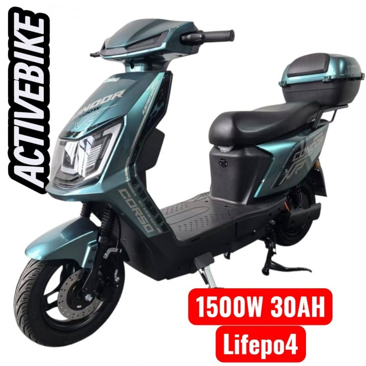 Електроскутер Corso Condor CD-311729 (1500W, 72V/30) літій-залізо-фосфатний, запаc 105 км.