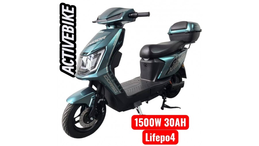 Електроскутер Corso Condor CD-311729 (1500W, 72V/30) літій-залізо-фосфатний, запаc 105 км.