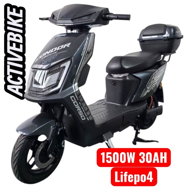 Електроскутер Corso Condor CD-901827 (1500W, 72V/30) літій-залізо-фосфатний, запаc 105 км.