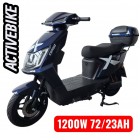 Електричний скутер Corso FlashX FL-174259 (1200W, 72V/23Ah), запас ходу 77 км.