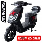 Електричний скутер Corso FlashX FL-808322 (1200W, 72V/23Ah), запас ходу 77 км.