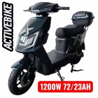 Електричний скутер Corso FlashX FL-946117 (1200W, 72V/23Ah), запас ходу 77 км.
