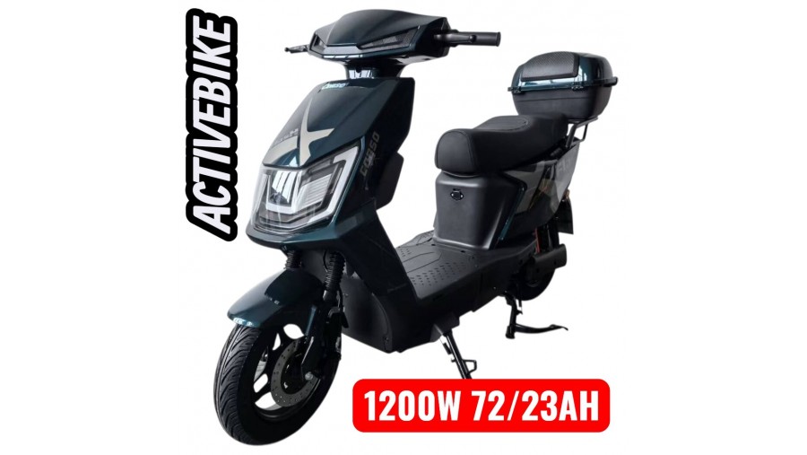Електричний скутер Corso FlashX FL-946117 (1200W, 72V/23Ah), запас ходу 77 км.