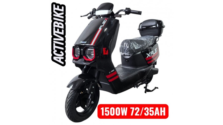 Електричний скутер Corso Flex FL-239072 (1500W, 72V/35Ah), запас ходу 101 км.