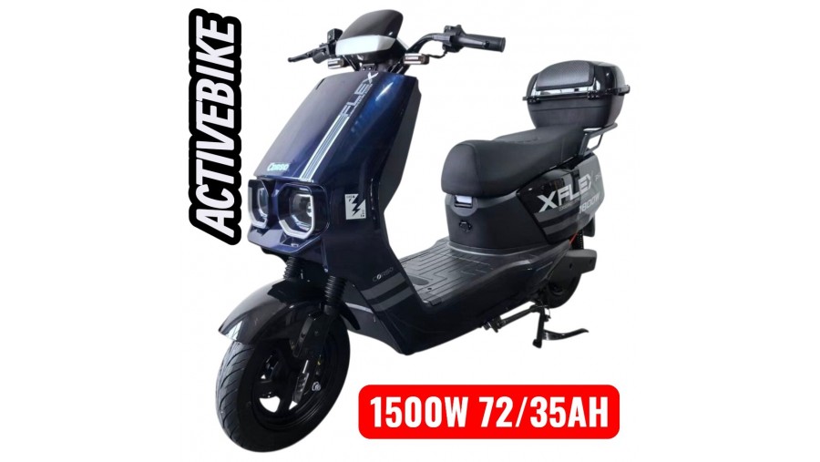 Електричний скутер Corso Flex FL-384117 (1500W, 72V/35Ah), запас ходу 101 км.