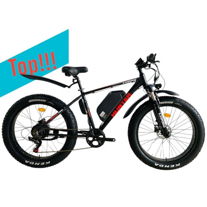 Електровелосипед Corso Hunter 26" HR-39028, гідравліка (750W, 48V/20Ah)