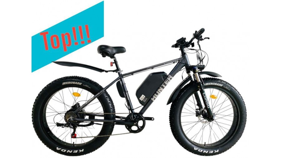 Електровелосипед Corso Hunter 26" HT-76285, гідравліка (500W, 48V/15Ah)