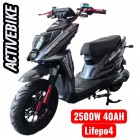 Електроскутер Corso Hurricane HR-369822 (2500W, 72V/40) літій-залізо-фосфатний, запаc 110 км.