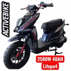Електроскутер Corso Hurricane HR-703368 (2500W, 72V/40) літій-залізо-фосфатний, запаc 110 км.