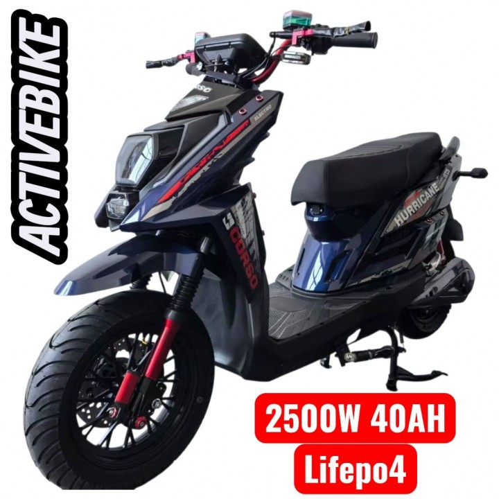 Електроскутер Corso Hurricane HR-703368 (2500W, 72V/40) літій-залізо-фосфатний, запаc 110 км.