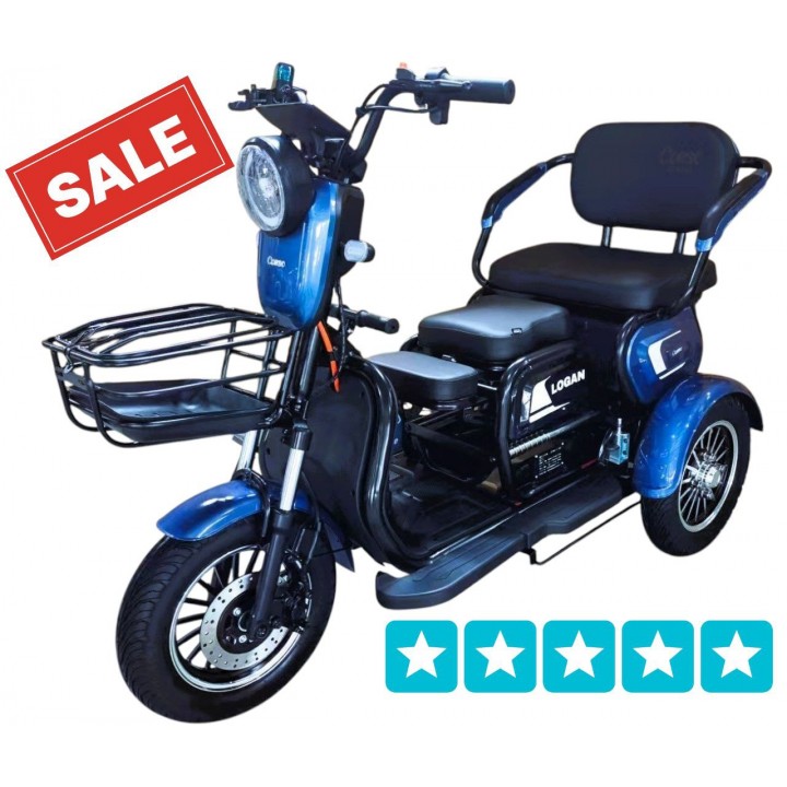 Електричний трицикл Corso Logan LG-11510 (1000W, 72V/20Ah)