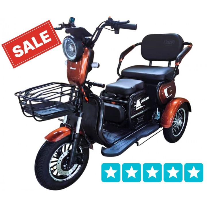 Електричний трицикл Corso Logan LG-14681 (1000W, 72V/20Ah)