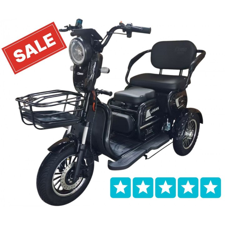 Електричний трицикл Corso Logan LG-51074 (1000W, 72V/20Ah)