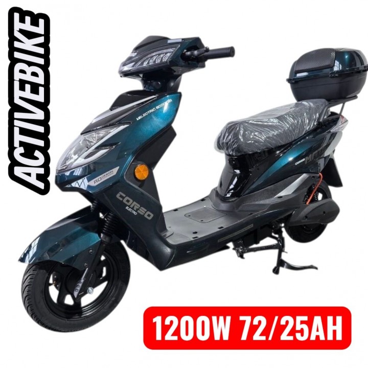 Електричний скутер Corso Matrix MT-924107 (1200W, 72V/25Ah), запас ходу 72 км.