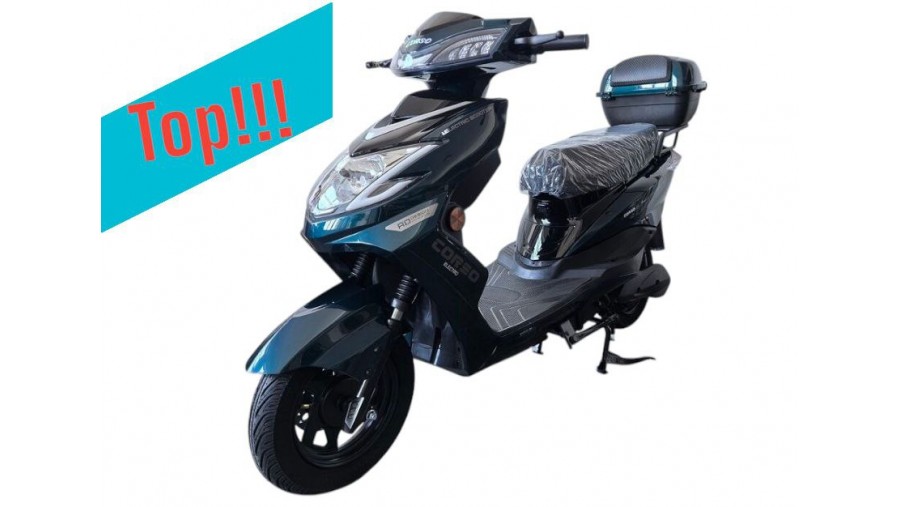 Електричний скутер Corso Matrix MX-502036 (1200W, 72V/25Ah), запас ходу 72 км.