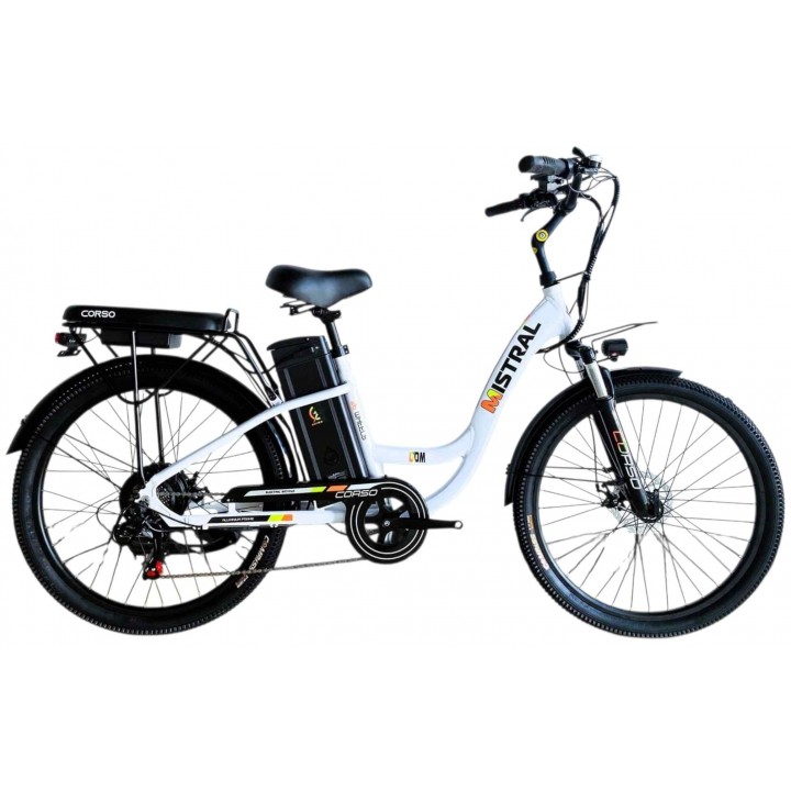 Електровелосипед Corso Mistral 26" MS-26699 (600W, 48V/20Ah)