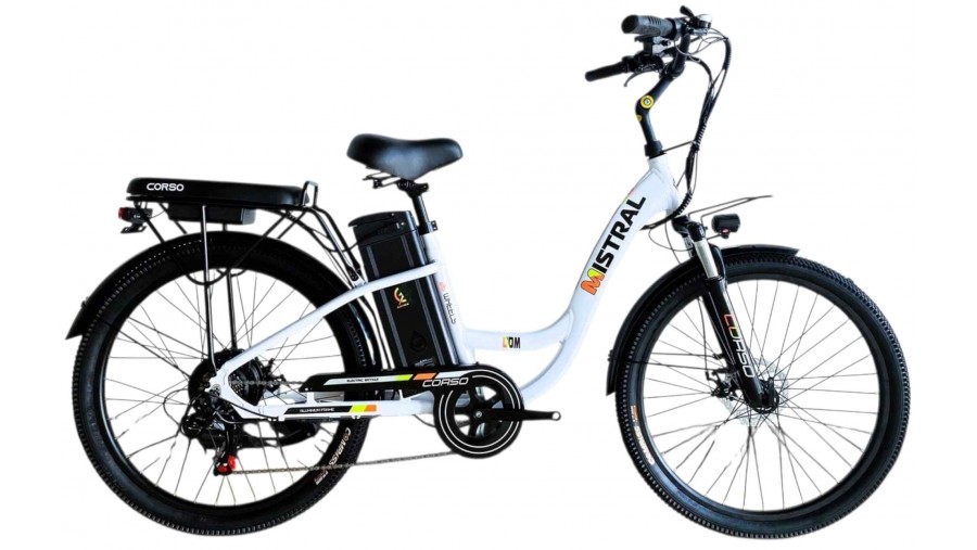 Електровелосипед Corso Mistral 26" MS-26699 (600W, 48V/20Ah)