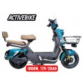 Електричний скутер Corso Nova N-407102 (1000W, 72V/20Ah), запас ходу 64 км.