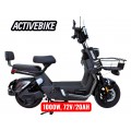Електричний скутер Corso Nova N-603124 (1000W, 72V/20Ah), запас ходу 64 км.