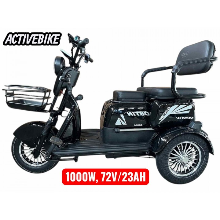 Електричний трицикл Corso OSTIN SN-604712 (1000W, 72V/23Ah)