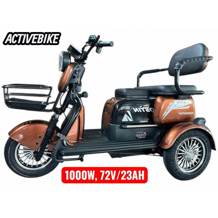 Електричний трицикл Corso OSTIN SN-947743 (1000W, 72V/23Ah)