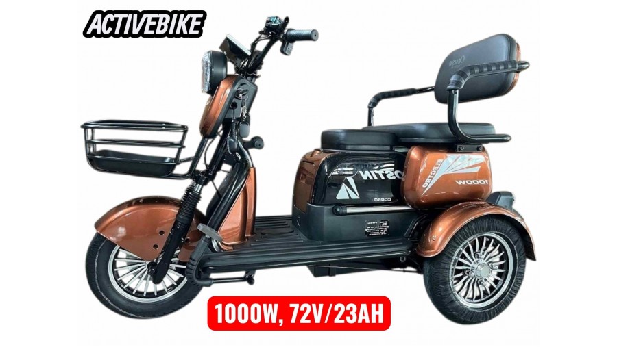 Електричний трицикл Corso OSTIN SN-947743 (1000W, 72V/23Ah)