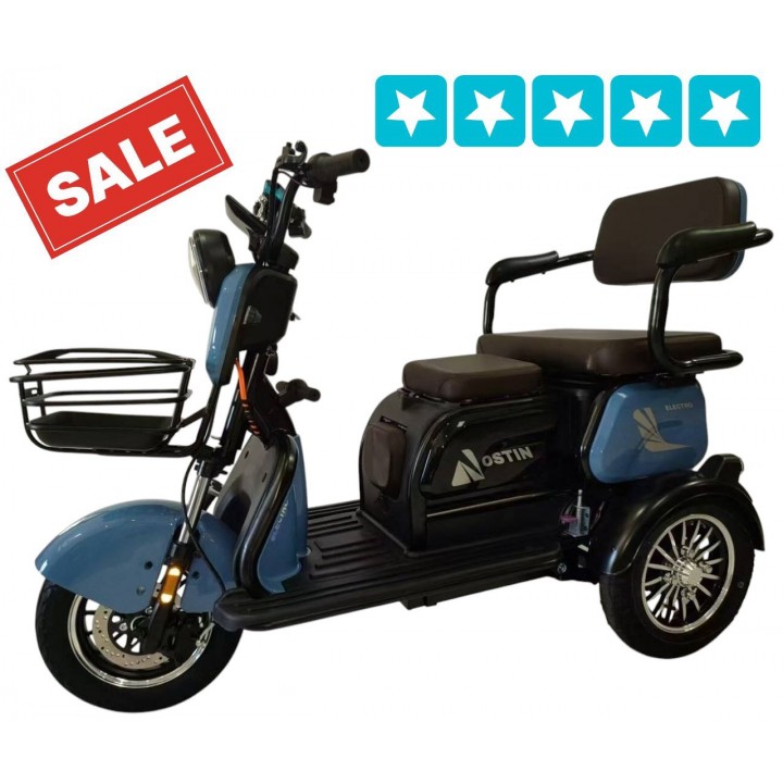 Електричний трицикл Corso OSTIN SN-077150 (1000W, 72V/23Ah)