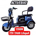 Електричний трицикл Corso OSTIN L NL-329144 (1200W, 72V/24Ah Lifepo4)