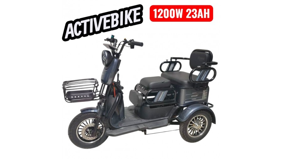 Електричний трицикл Corso Protex PR-702588 (1200W, 72V/23Ah) запас ходу 77 км.