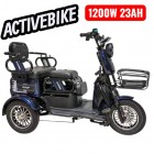 Електричний трицикл Corso Protex PR-801623 (1200W, 72V/23Ah) запас ходу 77 км.