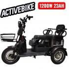 Електричний трицикл Corso Protex PR-966041 (1200W, 72V/23Ah) запас ходу 77 км.