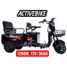 Електричний трицикл Corso SIG-10 MAX SM-907410 (1200W, 72V/36Ah) запас ходу 75 км.