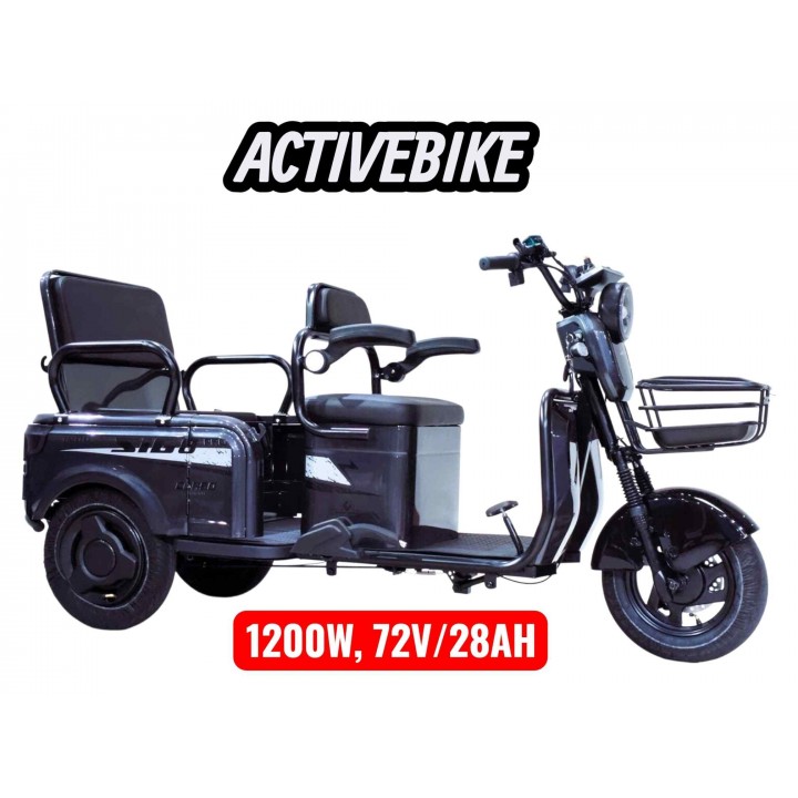Електричний трицикл Corso SIG-8 Pro SP-673052 (1200W, 72V/28Ah) запас ходу 75 км.