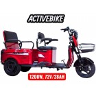 Електричний трицикл Corso SIG-8 Pro SP-781206 (1200W, 72V/28Ah) запас ходу 75 км.