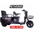 Електричний трицикл Corso SIG-8 Pro SP-917084 (1200W, 72V/28Ah) запас ходу 75 км.