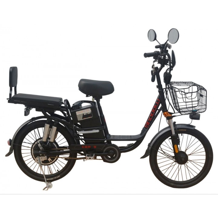 Електровелосипед Corso Shadow 22" SH-9083-7 (500W, 48V/20Ah)