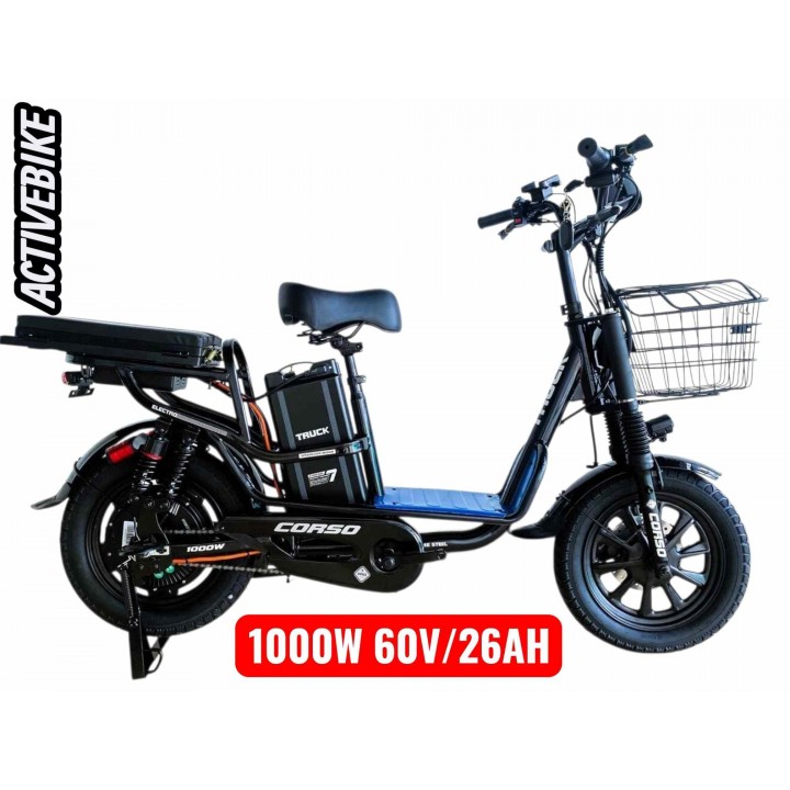 Електровелосипед Corso Truck 16" TR-10723 (1000W, 60V/26Ah) запас 76км.