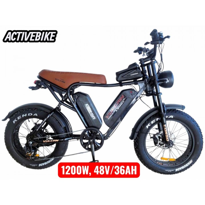 Електрофетбайк Corso Vulcan 20" L-89127 (1200W, 48V/36Ah)