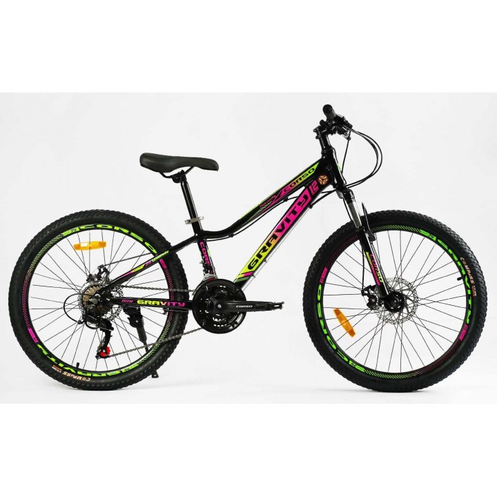 Підлітковий велосипед CORSO GRAVITY 24" GR-24191 AL
